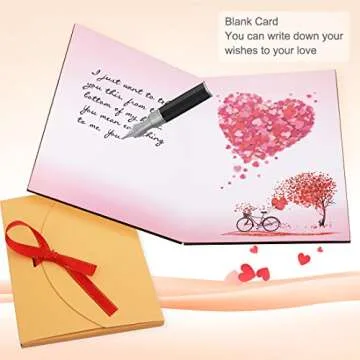 Creawoo Handmade Walnut Love Greeting Card - Perfect Gift Idea