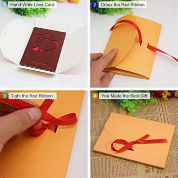 Creawoo Handmade Walnut Love Greeting Card - Perfect Gift Idea