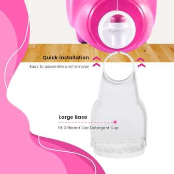 Aiptosy 2 Pack Laundry Detergent Cup Holder, Detergent Drip Catcher Laundry Dispenser for Liquid Det...