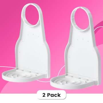 Aiptosy 2 Pack Laundry Detergent Cup Holder, Detergent Drip Catcher Laundry Dispenser for Liquid Detergent, No More Mess or Leak, Keep Washer Dryer and Laundry Floor Clean and Organize