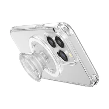 Clear PopSockets Phone Grip with MagSafe Adapter