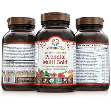 Organic Prenatal Multi Gold Natural Support for Mothers