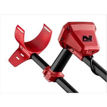 Minelab Vanquish 340 Multi-Frequency Auto-Select Metal Detector for Adults with V10 10"x7" Double-D Waterproof Coil (3 Detect Modes)