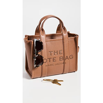 Marc Jacobs Leather Mini Tote Bag Argan Oil Stylish Accessory