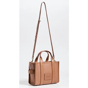 Marc Jacobs Leather Mini Tote Bag Argan Oil Stylish Accessory
