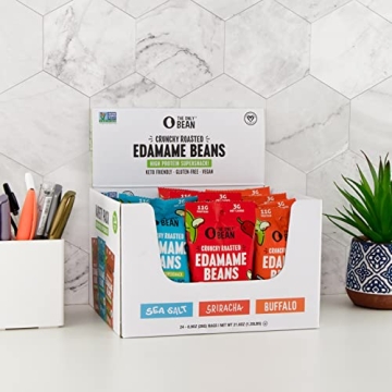 Healthy Edamame Snacks for Adults and Kids - 24 Pack