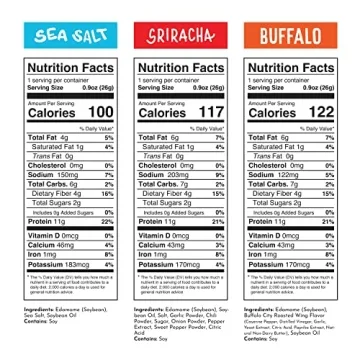 Healthy Edamame Snacks for Adults and Kids - 24 Pack