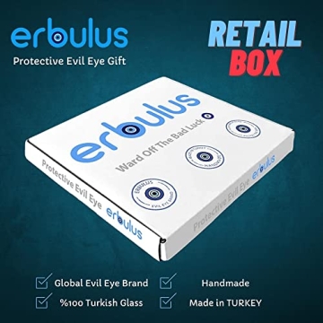 Erbulus 3.5" Evil Eye Wall Hanging Gold Decoration