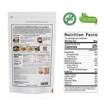 [Kuze Fuku] Traditional Umami Dashi Soup Base & Seasoning, Authentic Product of Japan, No MSG (15 pa...