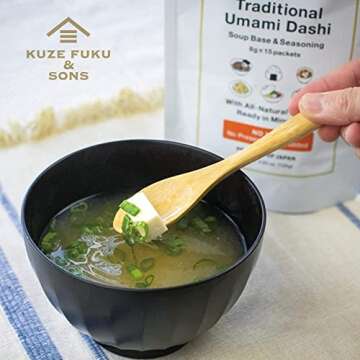 [Kuze Fuku] Traditional Umami Dashi Soup Base & Seasoning, Authentic Product of Japan, No MSG (15 packets)