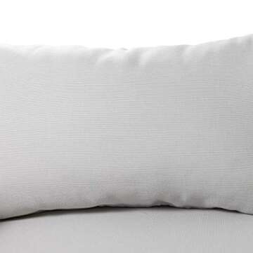 Christopher Knight Home Tina Outdoor 3 Seater Acacia Wood Daybed, Teak Finish, Light Grey