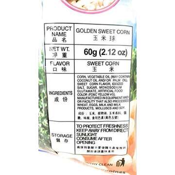 Regent Golden Sweet Corn 60g, 3 Pack