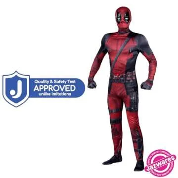 Marvel Deadpool Deluxe Adult Zentai Costume – High-Quality Spandex Halloween Outfit