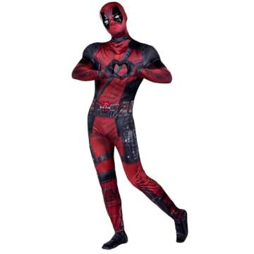 Deadpool Deluxe Zentai Costume for Ultimate Cosplay Fun