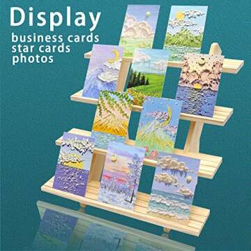 Auroal 4 Tier Earring Display Stand for Retail Use