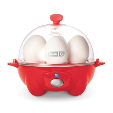 DASH Rapid Egg Cooker: 6 Egg Capacity Electric Egg Cooker for Hard Boiled Eggs, Poached Eggs, Scramb...