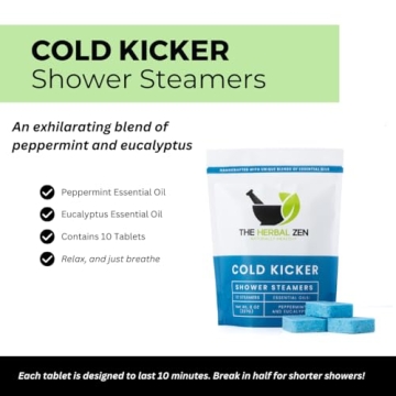 Cold Kicker Shower Steamers Aromatherapy for Relaxation