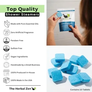 Cold Kicker Shower Steamers Aromatherapy for Relaxation