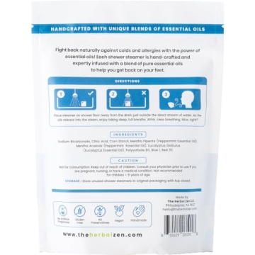 Cold Kicker Shower Steamers Aromatherapy for Relaxation