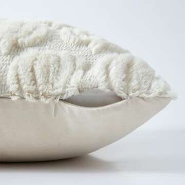 DFXSZ Fall Pillow Covers 18x18 Set of 2 Fall Decorations Autumn Beige Pumpkin Throw Pillow Cases Sof...