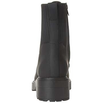 Amazon Essentials Women's Rubberized Combat Boot with Chunky Outsole