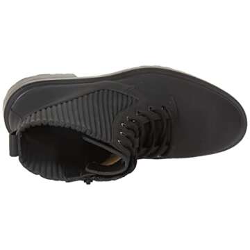 Amazon Essentials Women's Rubberized Combat Boot with Chunky Outsole