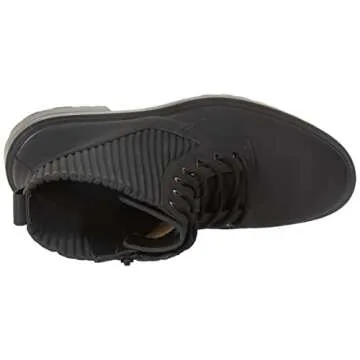 Amazon Essentials Women's Rubberized Combat Boot with Chunky Outsole