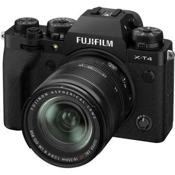 Fujifilm X-T4 Mirrorless Camera Bundle with Accessories