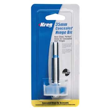 Kreg KHI-BIT - 35 mm Concealed Hinge Bit for Perfect Woodworking Projects