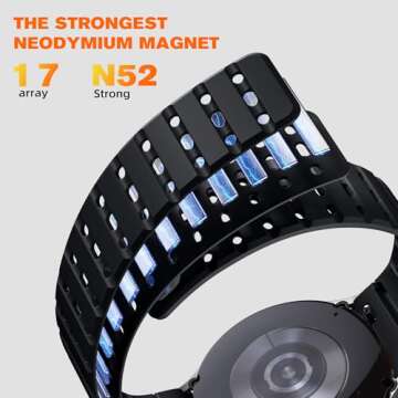 Bandletic Magnetic Silicone Watch Band for Galaxy Watch