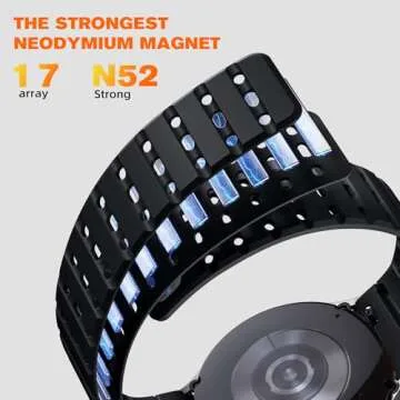 Bandletic Magnetic Silicone Watch Band for Galaxy Watch