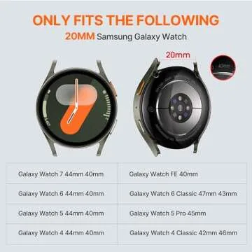 Bandletic Magnetic Silicone Watch Band for Galaxy Watch