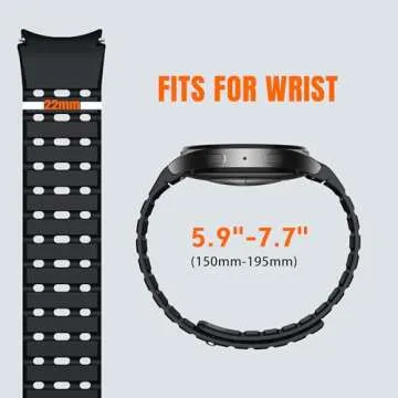 Bandletic Magnetic Silicone Watch Band for Galaxy Watch