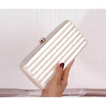 Stylish NUSTTAL Acrylic Clutch for Events and Parties