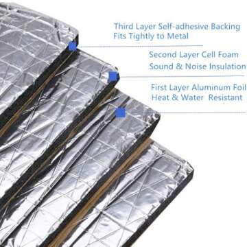 150 mil Automotive Sound Deadening Mat for Noise Reduction