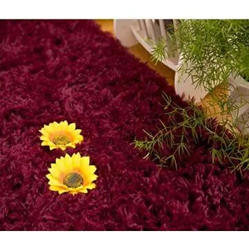 Soft Indoor Shag Area Rug for Bedrooms and Living Rooms