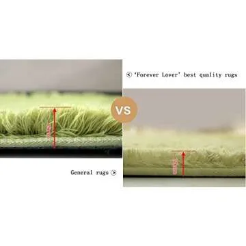 Soft Indoor Shag Area Rug for Bedrooms and Living Rooms