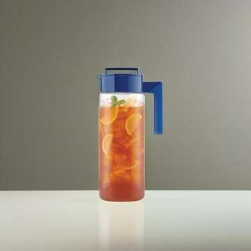 Top-rated Takeya BPA Free Pitcher, 2 qt, Leakproof Design
