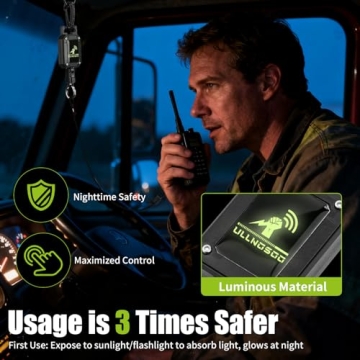 Shop Luminous CB Mic Holder - Retractable and Durable!