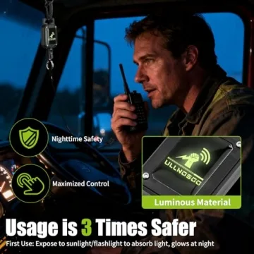 Shop Luminous CB Mic Holder - Retractable and Durable!