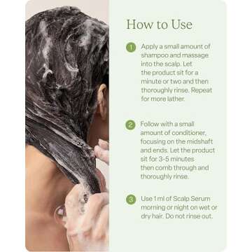 divi Healthy Hair Goals Bundle - 30ml Hair Serum, 2 Fl Oz Volumizing Shampoo, & 2 Fl Oz Volumizing Conditioner