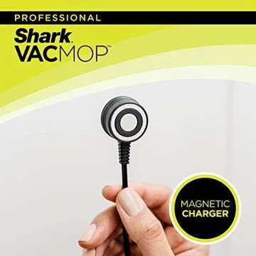 Shark VM252 VACMOP Pro Cordless Hard Floor Vacuum Mop with Disposable Pad, Charcoal Gray (VM252) (Renewed)