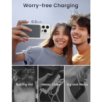 RORRY Ultra Slim 5000mAh Magsafe Charger for iPhone Samsung