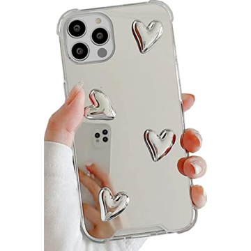 Shinymore iPhone 14 Pro Max Case with Makeup Mirror