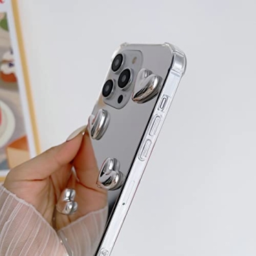 Shinymore iPhone 14 Pro Max Case with Makeup Mirror