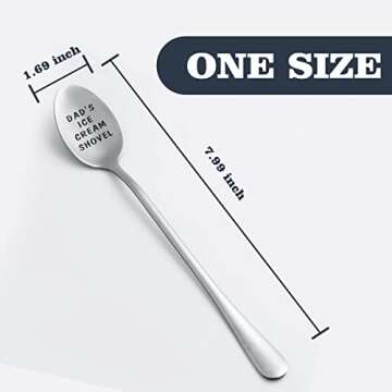 Funny Engraved Stainless Steel Spoon for Dad Gifts