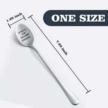 Funny Engraved Stainless Steel Spoon for Dad Gifts