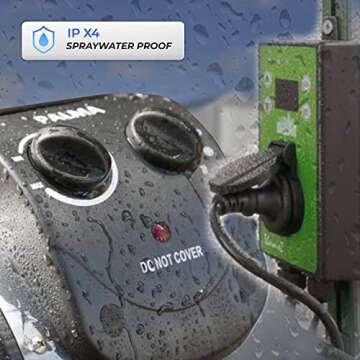 Bio Green PAL 2.0/USDT Palma Greenhouse Heater with Thermostat - Fast Heating, Grow Tent Heater, Greenhouse Fan, Outdoor Heater & Electric Garage Warmer - 11”x 8”x12.5" - 110v Heater -2 Years Warranty