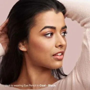 Mineral Fusion Eye Pencil, Black Eyeliner with Soothing Chamomile, Meadowfoam & Vitamin E, Velvety Smooth, Hypoallergenic Eye Makeup to Line & Define, Long-Lasting Eyeliner Pencil, Coal, 0.04 Oz