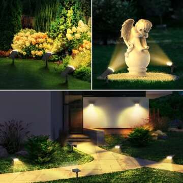 Linkind StarRay Solar Spot Lights for Yard and Garden